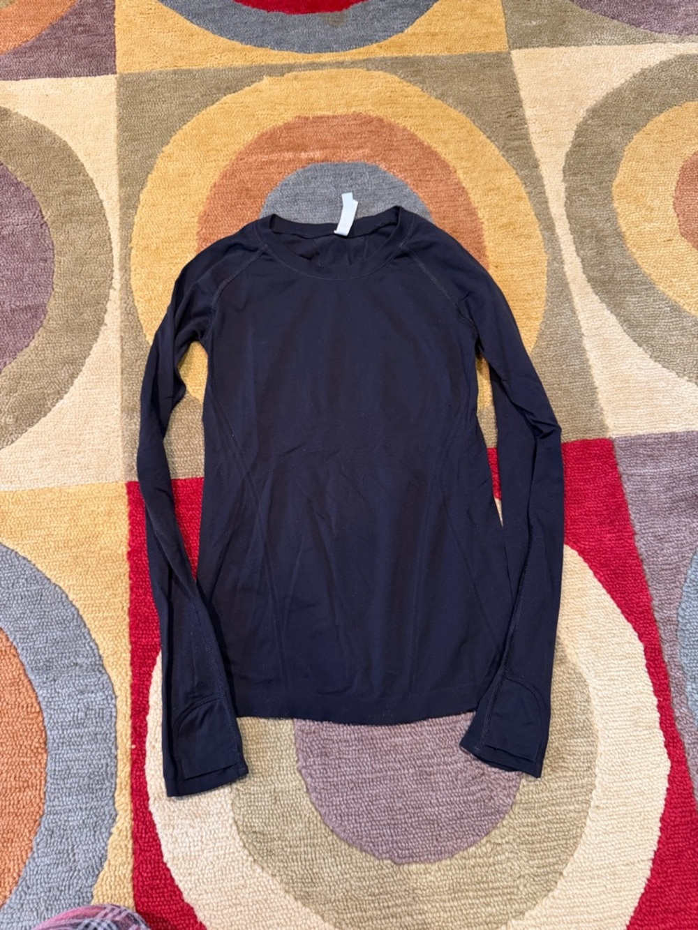 Athleta Women Blank Seamless Long Sleeve Athletic Workout Top Size XS